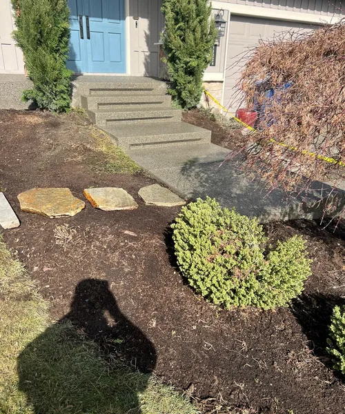 Exposed Aggregate Entry Porch And Steps Replacement in Everett 